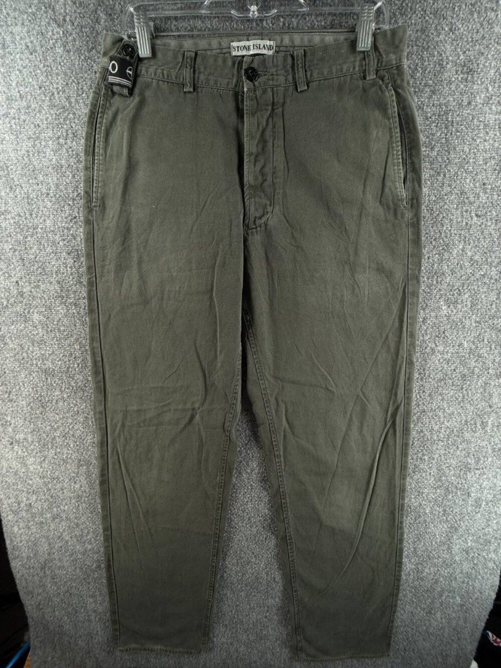 VTG Stone Island Pants Italy Made Size 50 Cotton Straight Fit ACTL 31X32 Adult